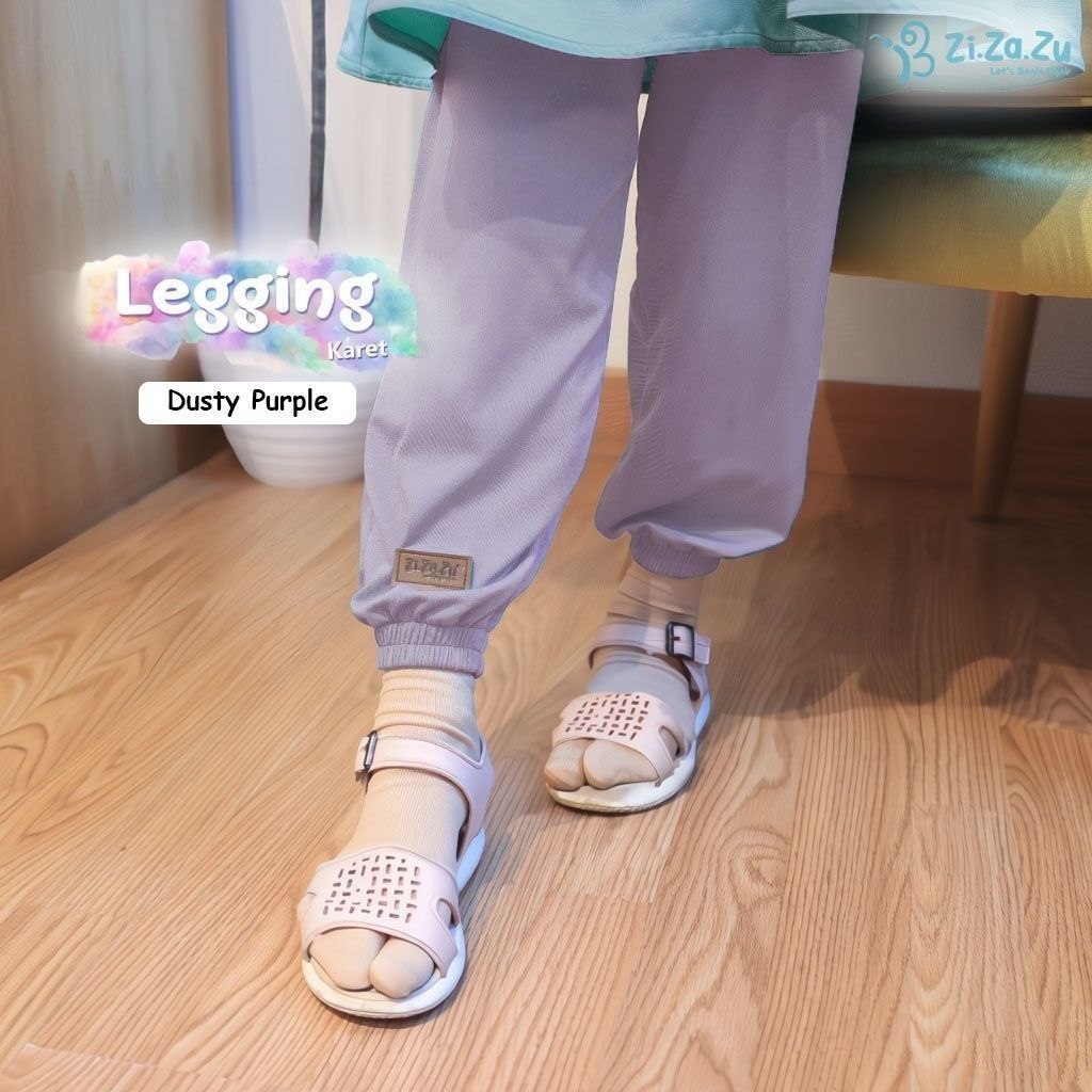 Legging Karet Anak Bahan Zaida Crepe GRADE A